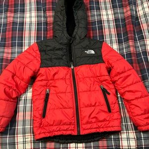 Boys Reversible North Face Jacket